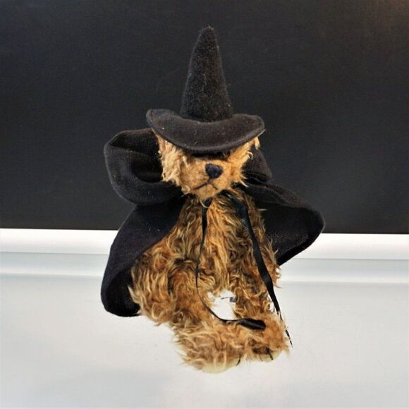 Ty Beanie Babies Esmerelda Halloween Witch Bear 1993 Attic Treasures No Tag - Picture 1 of 7